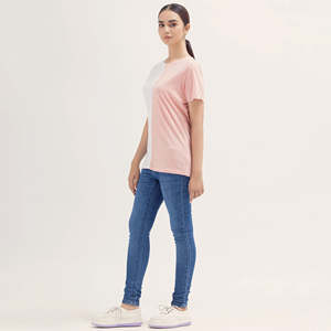 Tops décontractés d'été à manches courtes pour femmes, imprimés de lettres, confortables, t-shirts pour femmes pour tous les jours - Product Image 5