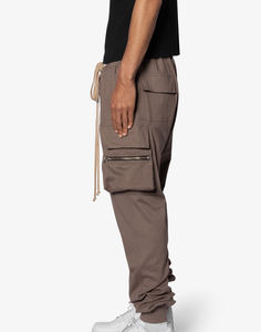 กางเกงสเวตเตอร์มีกระเป๋าระบายเหงื่อสำหรับผู้ชาย, กางเกงฮิปฮอปทรงหลวมโอเวอร์ไซส์มีกระเป๋าใส่ของระบายอากาศได้น้ำหนักเบา - Product Image 4