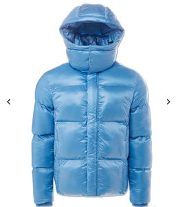 Veste d'hiver personnalisée courte coupe-vent en duvet pour hommes Veste en duvet pour hommes Veste à capuche en duvet - Product Image 5