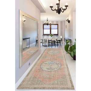 Tapis à motif de roses, tapis imprimé avec décor géométrique et antique, tapis gobelin - Product Image 4