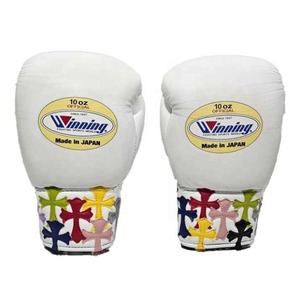 Gants de boxe en cuir véritable personnalisés de haute qualité Poignet lacé Caractéristiques Tailles 8oz à 16oz pour le combat et l'entraînement - Product Image 1