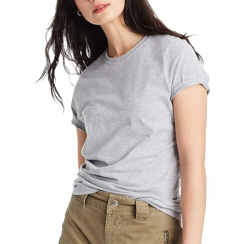 Modisches Damen-T-Shirt aus dem besten Material Damen-T-Shirt zu Online-Verkauf Damen-T-Shirt Herrenbekleidung T-Shirt rein Baumwolle