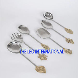 Support de couverts ménagers de haut niveau d'apparence finition or verre en acier inoxydable 8.5X3.5X5.5 pouces vaisselle de cuisine - Product Image 5