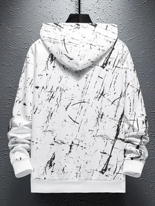 Jersey informal de manga larga de algodón 100% para hombre, sudadera térmica de felpa francesa de alta calidad, sudaderas personalizadas para la temporada de primavera - Product Image 3