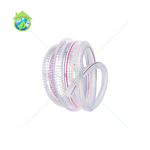 Manguera de alambre de acero de 4 pulgadas personalizada 20M 100M de larga duración, resistente al calor y a productos químicos, alta presión para sistemas de riego y fábrica - Product Image 1