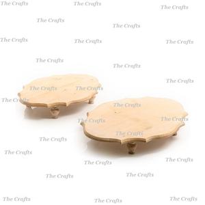 Plateau de petit-déjeuner de couleur or en aluminium de nouvelle conception avec plateau de service décoratif de vaisselle de qualité exclusive - Product Image 2