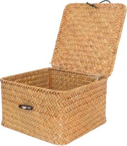Natural Woven Seagrass Box Handmade Storage Box Eco-Friendly Natural Home and Home Decor Wholesale from Vietnam - Product Image 1