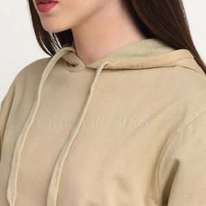 Sudadera con Capucha Estilo Urbano para Mujer, Sudadera Cálida de Forro Polar, Informal, con Capucha, para Invierno, con Talla y Logotipo Personalizados - Product Image 5