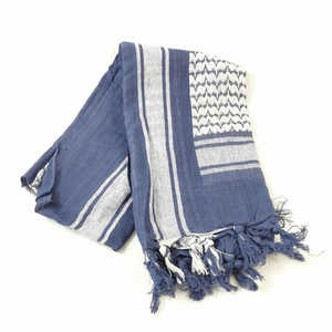 Bufanda Shemagh de algodón de 110x110cm, Keffiyeh táctico árabe del desierto con bufandas y chales étnicos de camuflaje, bufanda táctica Shemagh - Product Image 5