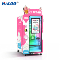 Máquina Expendedora de Yogurt y Helado Suave con Pago por Monedas, Código QR y Token
