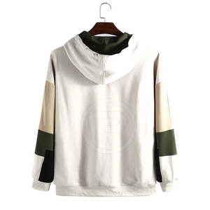 2024 Custom Made Hommes Hiver Chaud Hoodies Solide Motif À Capuche Col Prix - Product Image 2