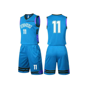 Ensemble de maillots de basket-ball personnalisé OEM pour hommes, uniforme respirant de haute qualité avec option de taille Plus au design fin - Product Image 2