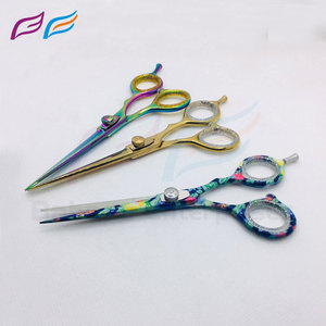 Ciseaux de coiffure professionnels en acier inoxydable, lame tranchante, pour droitiers, ciseaux de barbier à long manche, fournisseur OEM ODM - Product Image 4
