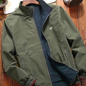 Chaqueta Bomber de Invierno para Hombre, Color Personalizado, Logotipo Frontal, Estilo Urbano, Resistente al Viento, Transpirable, Servicio OEM, Alta Calidad - Product Image 3
