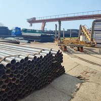 Tube en acier soudé ERW à section creuse structurelle formée à froid EN 10219 S355JR pour les projets d'ingénierie civile et de charpentes lourdes