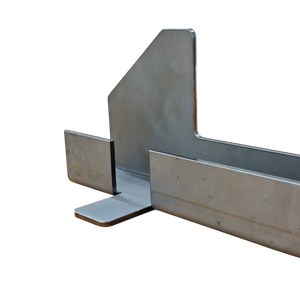 Soporte de montaje de canal de acero resistente personalizado pieza cortada con láser fabricada con conexiones atornilladas para equipos estructurales - Product Image 3