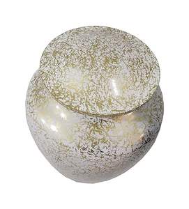 Urna de cremación con diseño de sombra blanca para cenizas humanas, urnas decorativas de tamaño adulto, urnas funerarias, fabricante de entierro - Product Image 5