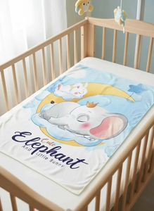 Manta Polar para Bebé Antibacteriana y Ecológica de Estilo Liso Tejido - Product Image 2