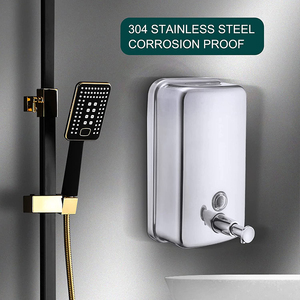 Moderno único <span class=keywords><strong>dispensador</strong></span> <span class=keywords><strong>de</strong></span> jabón <span class=keywords><strong>de</strong></span> <span class=keywords><strong>acero</strong></span> inoxidable - Product Image 3