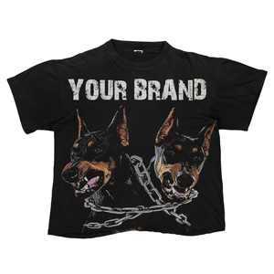 Camiseta para hombre con estampado de pantalla Sun Fade Wash Custom DTG Print 100% Cotton Oversized Fit - Product Image 3