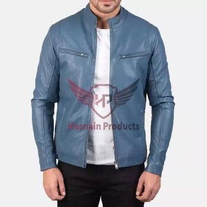 Gran oferta, chaqueta de motocicleta para hombre de estilo único, cuero genuino informal personalizado, más Material caliente para motociclistas - Product Image 4