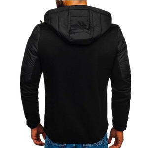 New Men Hoodies Casual Hoodies for Men with <b>Zip</b> Pockets <b>Full</b> <b>Zip</b> Long Sleeve <b>Sweatshirt</b> Sports Hooded Jacket - Product Image 3