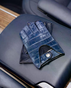 Gants de conduite en cuir de chèvre confortables et ajustés, vente chaude, logo personnalisé, nouveau design d'hiver avec cuir véritable - Product Image 6