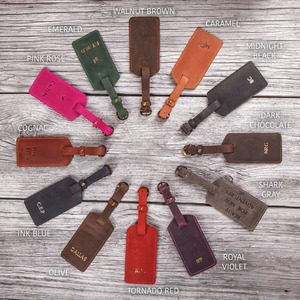 ป้ายห้อยกระเป๋าหนังแบบมีที่เสียบบัตรสไตล์ฝาพับแบบดั้งเดิมสลักโลโก้ได้ตามต้องการสำหรับ LLT-0057ของขวัญการเดินทางของเขา - Product Image 4