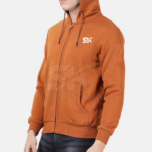 New Arrival Premium Quality Winter Men Full Zip <b>Plain</b> <b>Hoodie</b> Casual Wear Breathable Men Full Zip <b>Plain</b> <b>Hoodie</b> For Adult - Product Image 2
