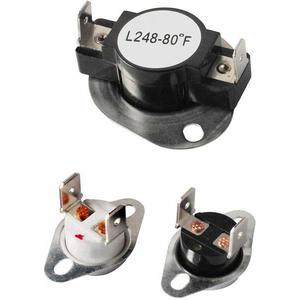 <b>Electric</b> Dryer Thermostat <b>Kit</b> for Washers Replaces LA-1053 New Cloth & Rubber Construction - Product Image 1