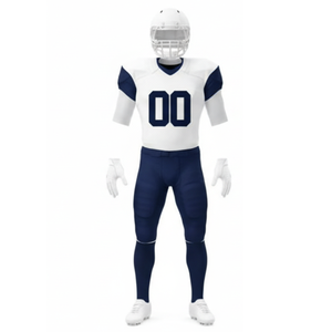 Uniforme de Fútbol Americano Profesional Personalizado y Transpirable, Conjunto de Jersey de Compresión Sublimado con Pantalones Cortos y Bolsillos Reforzados - Product Image 3