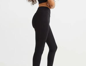 Vêtements de sport antibactériens respirants tricotés taille haute à la mode pour femmes jambières de yoga d'entraînement OEM ODM conception entretenue - Product Image 4