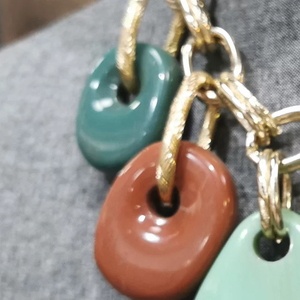 Cuentas grandes de resina para mujer, calidad de espejo, cuentas de resina multicolor, alto pulido, joyería de mujer, collar de nuevo diseño - Product Image 4