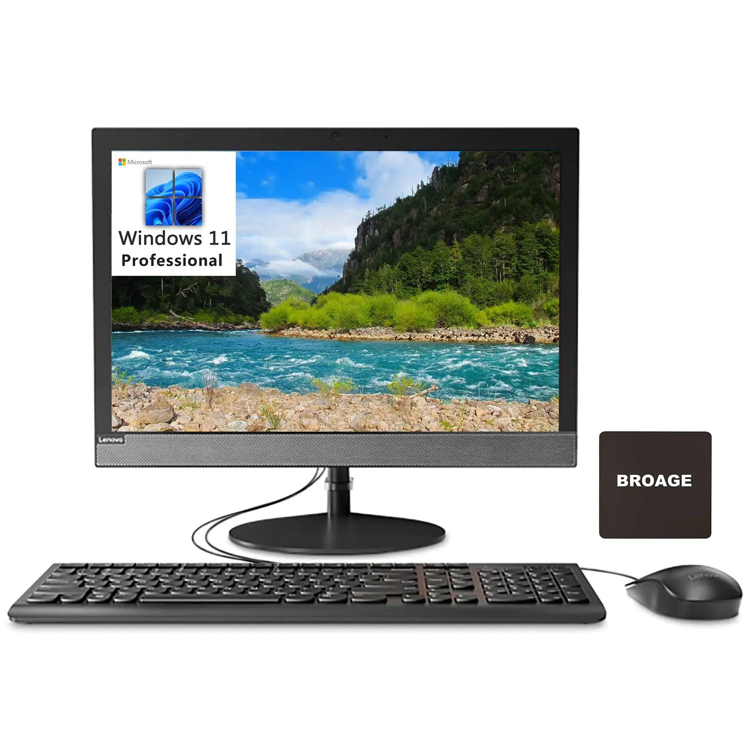 19.5 WXGA + iş All-in-One masaüstü bilgisayar, Celeron J4025 işlemci, 8GB DDR4 RAM, 1TB SSD, DVDRW, WiFi, , ows 11 Pro