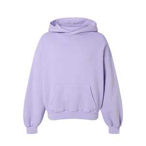 Sweat-shirts à capuche personnalisés imprimés de couleur lavande de qualité supérieure, 100% coton, streetwear élégant, 380GSM, doux et technique - Product Image 1