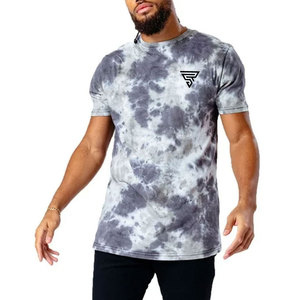 Camisetas de lavado ácido de precio razonable para hombres Color personalizado Fabricante de Pakistán Camiseta lavada con ácido - Product Image 1