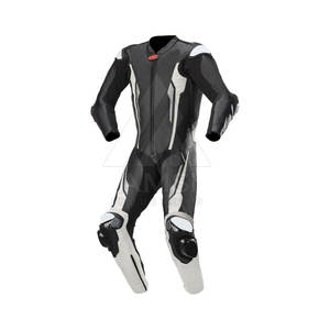 Combinaison de course en cuir pour moto de style dernier cri, respirante et coupe-vent, vêtements de sport pour les motards, disponible à la vente - Product Image 1