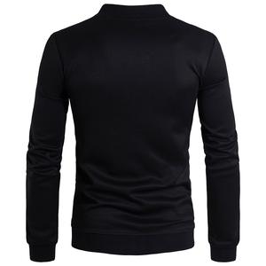 Abrigo de invierno a la moda con diseño de logotipo personalizado OEM para hombre, chaqueta con capucha de punto impermeable de estilo étnico, cuello de solapa de talla grande - Product Image 6