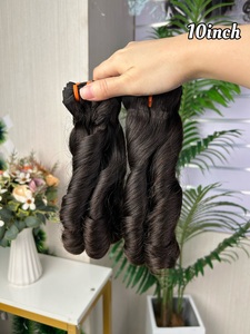 Fumi Spring Curl Hair Bundles Super Double Drawn Quality 100% Extensión rizada <span class=keywords><strong>de</strong></span> cabello humano Color negro <span class=keywords><strong>natural</strong></span> - Product Image 2