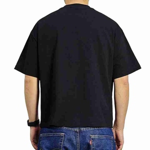 Camiseta Informal OEM Lisa, Transpirable, Suave, de Algodón Grueso, Camiseta de Alta Calidad, Camisetas con Estampado Gráfico Extra Grandes, Ropa al por Mayor - Product Image 4