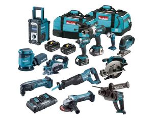 TOUT NEUF Kit combiné perceuse et visseuse à chocs, outils électriques, 17 pièces, kit combiné 18V, articles originaux uniquement - Product Image 3