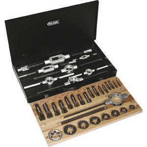 Assortiment de fileteuses à gaz cylindriques X 9400ge - Fileteuse à tuyaux HSS SUPER-RAPID en acier de qualité professionnelle - Garantie de 3 ans - Product Image 1