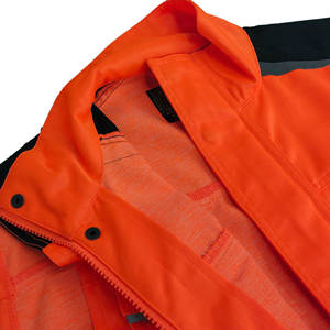 Custom 100% Polyester Hi-Vis <b>Men's</b> Reflective Safety <b>Vest</b> Multi-Pockets Breathable Workwear for Construction Fluorescent - Product Image 2