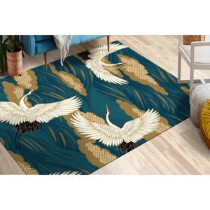 Tapis Crane Japonais : Style Salon, Tapis de Couloir Fin, Tapis en Chenille - Product Image 3