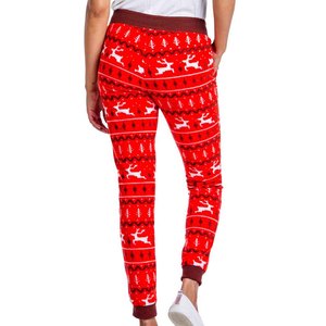 กางเกงวอร์มสำหรับผู้หญิงผ้าเรียบมีเชือกผูกเอวกางเกงสำหรับผู้หญิงสินค้าทันสมัยล่าสุด - Product Image 2