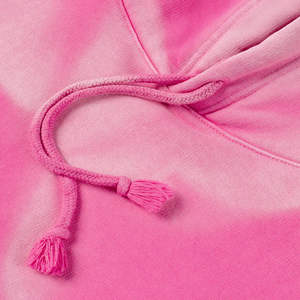 Wholesale Custom Designed Winter <b>Pink</b> Pigment Sun Faded Breathable Hooded Sweatshirts for <b>Men</b> Women Street Wear High Quality - Product Image 3
