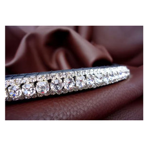 Calidad Premium 100% Eco Cuero Estilo Wave Curve Bling Brow Band A Precio Asequible - Product Image 4