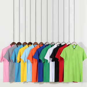 Polos Slim Fit de grande taille pour hommes, polos vierges personnalisés en polyester/coton avec impression mode, unisexe pour t-shirt - Product Image 1