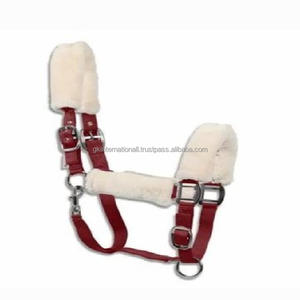 Dos de cheval en nylon rembourré en molleton d'équitation, vente en gros de licou de cheval personnalisé réglable de meilleure qualité - Product Image 5