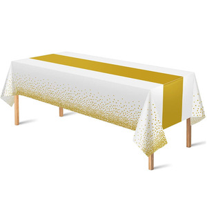 Impression de logo personnalisé de haute qualité Taille personnalisée Nouveau design de nappes Vente en gros de couvertures de table personnalisées - Product Image 2